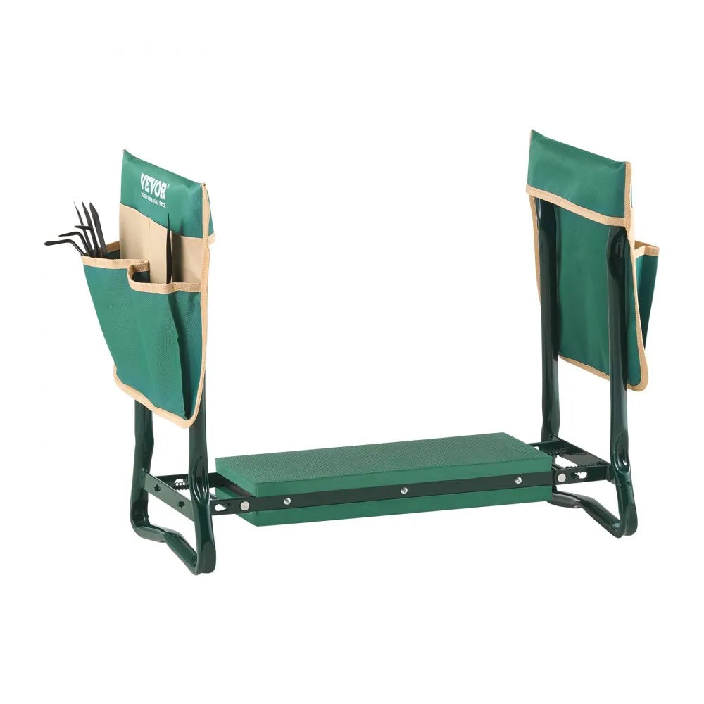 VEVOR Garden Kneeler and Seat 6" Wide Pad 330lbs Capacity Folding Garden Stool