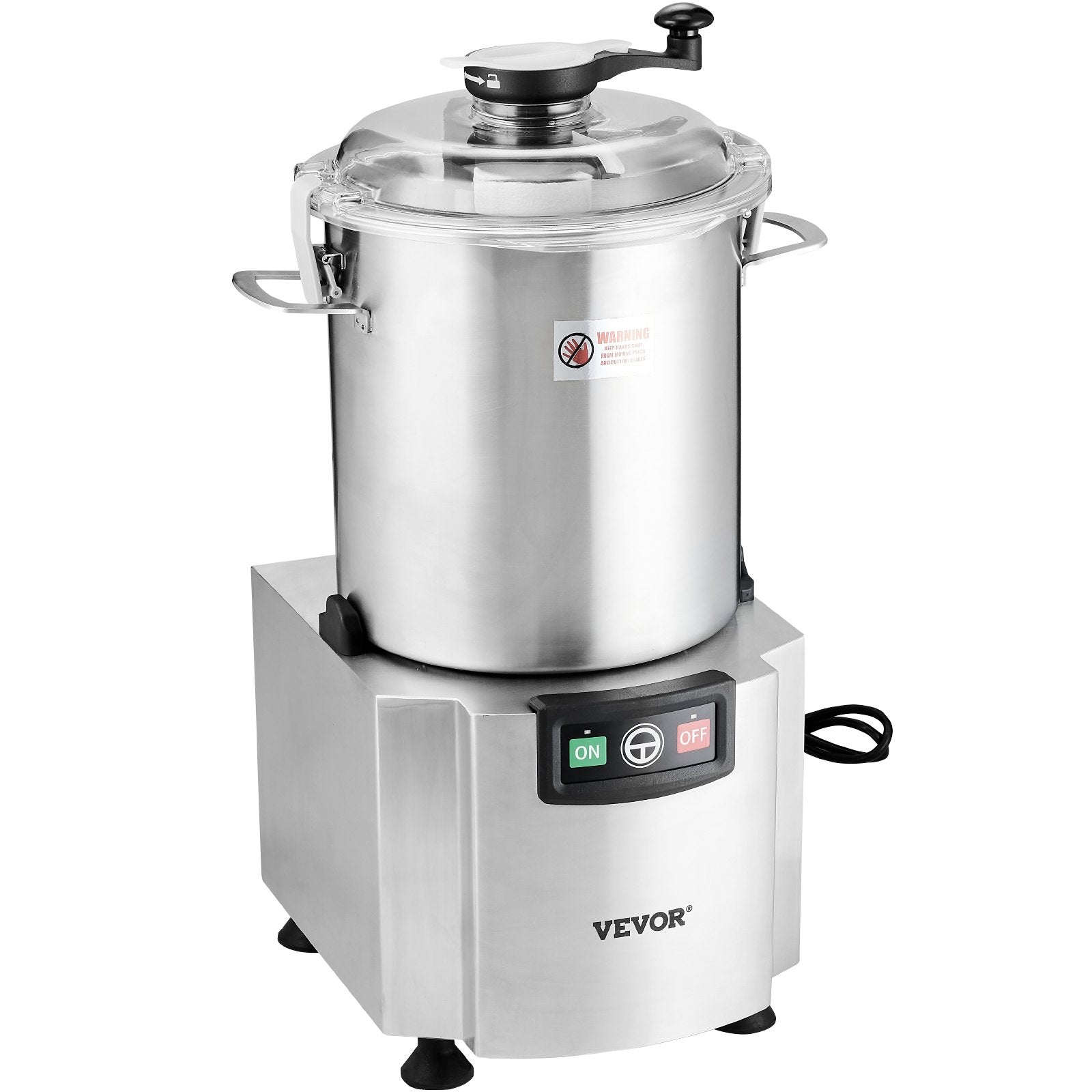 VEVOR Food Processor Vegetable Chopper 19Qt Food-Grade Stainless Steel Blender