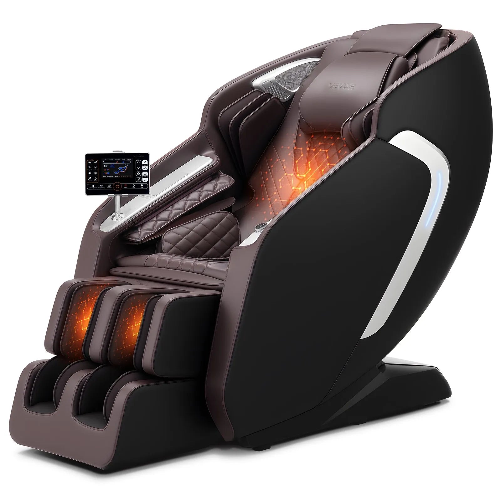 VEVOR Massage Chair Full Body 4D Massage Recliner with SL-Track & Yoga Stretch