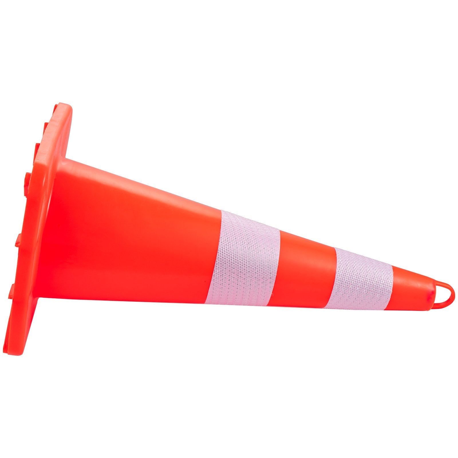 VEVOR Safety Cones Traffic Cones 6 x 28" Orange Reflective Collars Road Cones