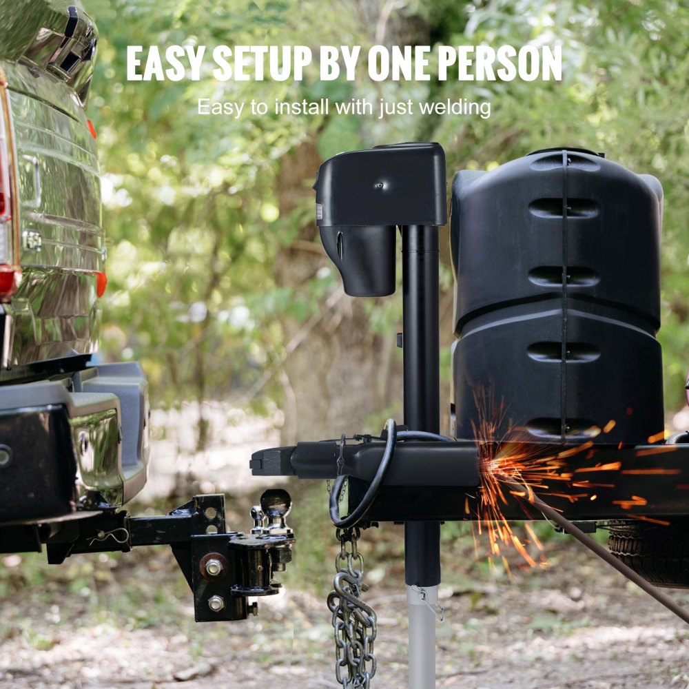 VEVOR A-Frame Trailer Coupler, Fits 2-Inch Hitch Ball Size, 7000 lbs Towing Capacity, Heavy Duty Steel Coupler, Ideal for Towing Station Wagons, Pickup Trucks, SUVs, Campers, Black Coating Surface