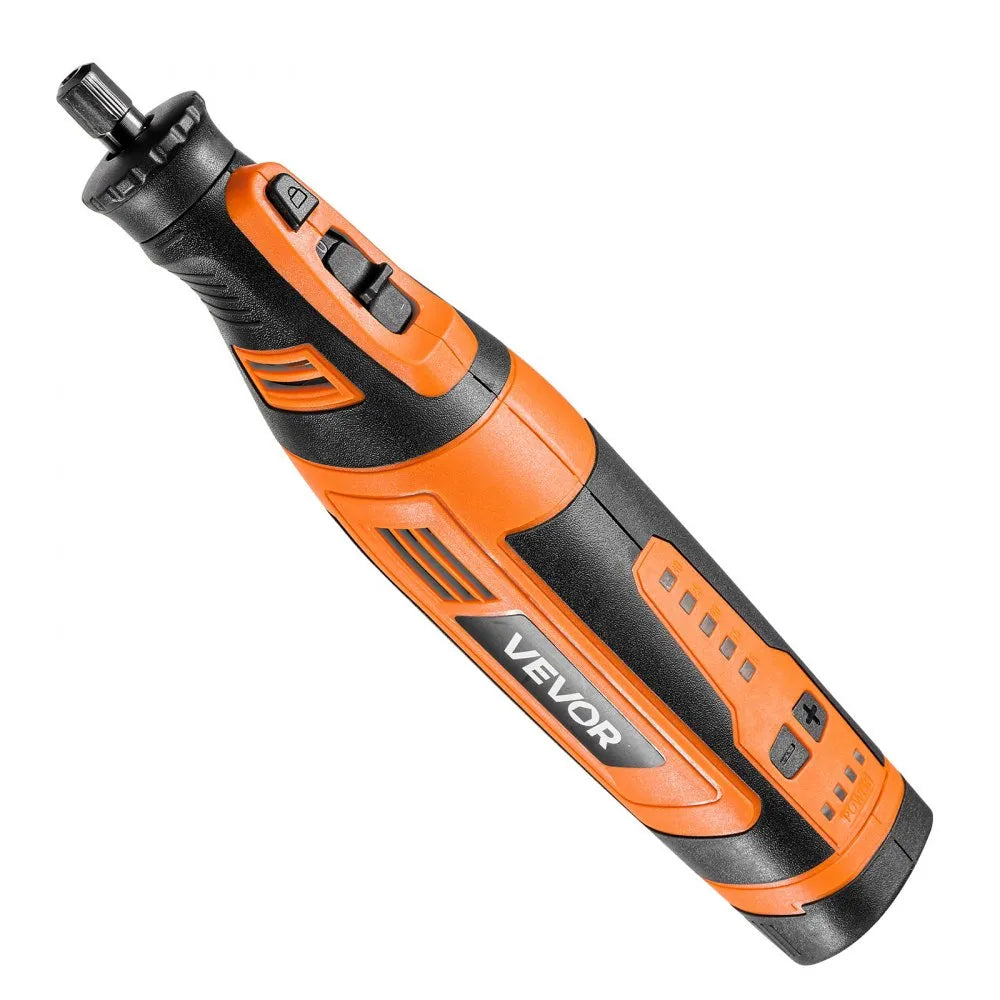 VEVOR 136-Piece Cordless Rotary Tool Kit, DC8V Portable Mini Power Rotary Tool, 5 Speeds 5000-30000RPM Multi-Purpose DIY Tools for Engraving, Sanding, Polishing, Carving, Grinding, Cutting, DIY Craft