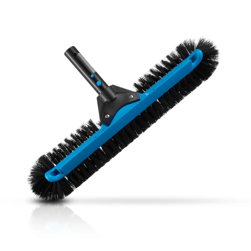 20-Inch Pool Brush Head with Curved Nylon Bristles & Aluminum Connector, Fits Standard Pool Poles Collection