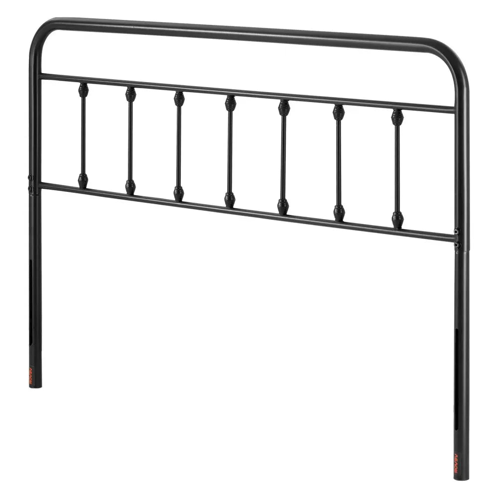 VEVOR Metal Headboard for Queen Size Bed Ideal for Bedroom Hotel Dormitory Black