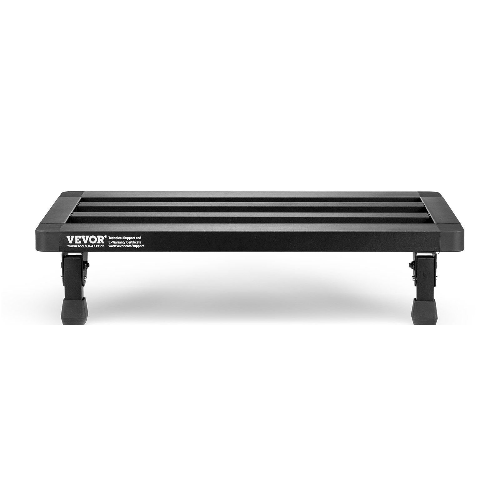 VEVOR Guitar Pedal Board, 20'' x 11'', Aluminum Alloy 2.64 lbs Super Light Folding Guitar Effects Pedal Board, with Carry Bag Tape Fixed Strap Shoulder Strap Rolling Strips, for 10-12 Guitar Pedals