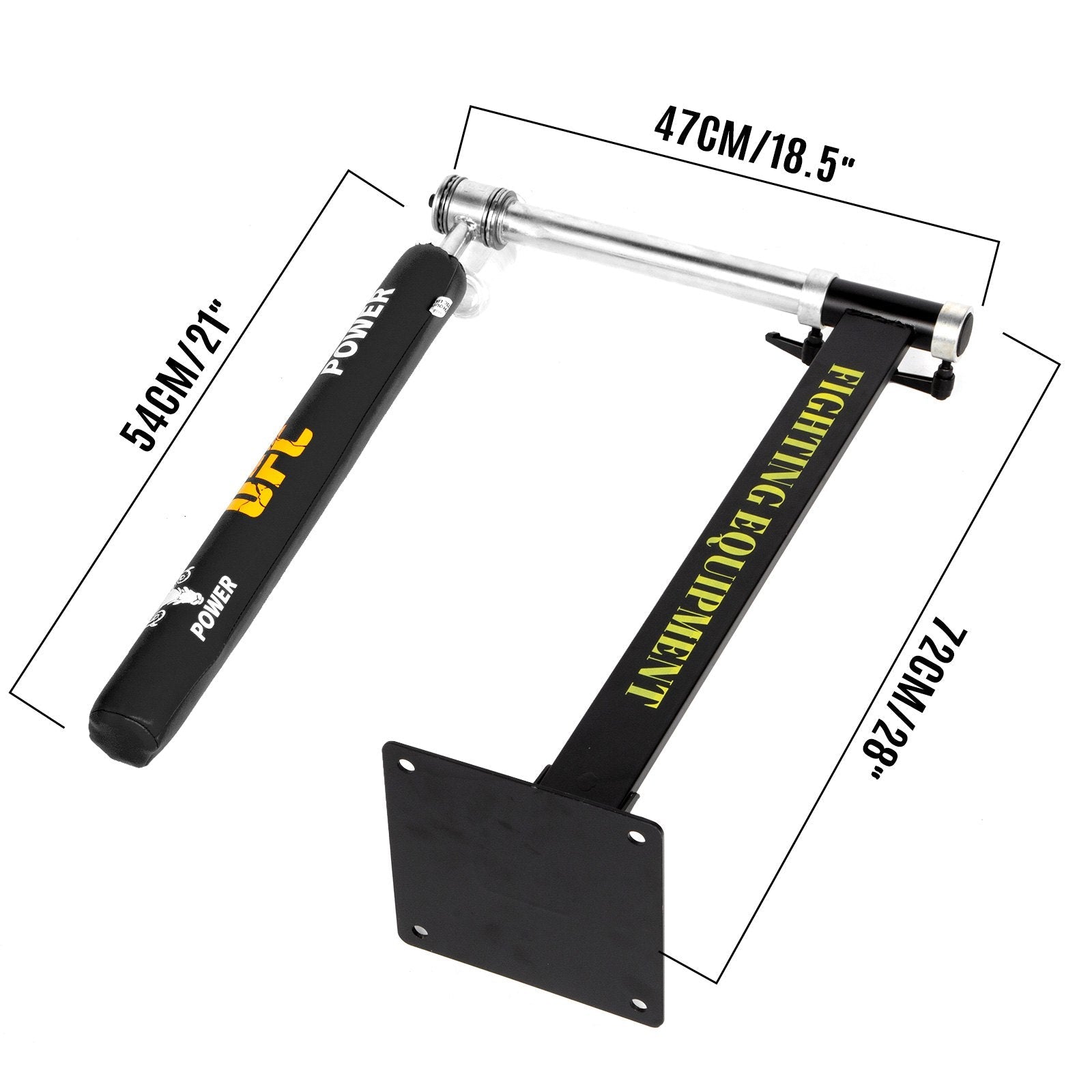 VEVOR Boxing Spinning Bar Wall Mount,Black Punching Spinning Bar for Boxing Speed Trainer,Boxing MMA Speed Reflex Training Equipment for Teenagers and Adults,Exercise Release Stress Lose Weight