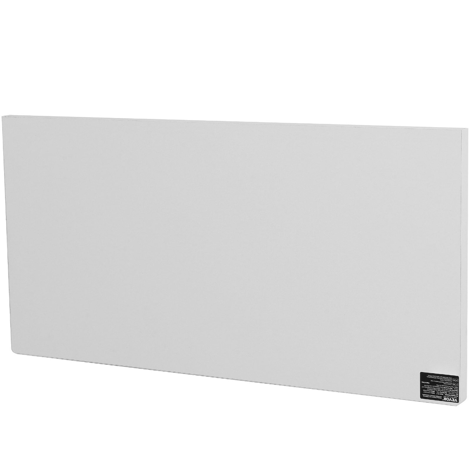 VEVOR Wall Mounted Folding Table, 31.5" x 15.75" Wall Mount Drop Leaf Table, Floating Desk with Iron Bracket, Fold Down Desk for Small Spaces, Home Office, Dining, Laundry Room, Kitchen, Bar, White