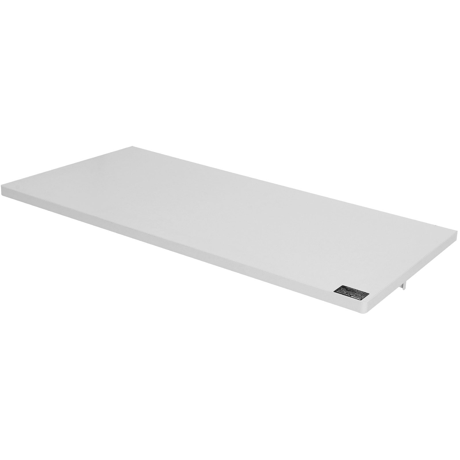 VEVOR Wall Mounted Folding Table, 39.37" x 19.69" Wall Mount Drop Leaf Table, Floating Desk with Iron Bracket, Fold Down Desk for Small Spaces, Home Office, Dining, Laundry Room, Kitchen, Bar, White