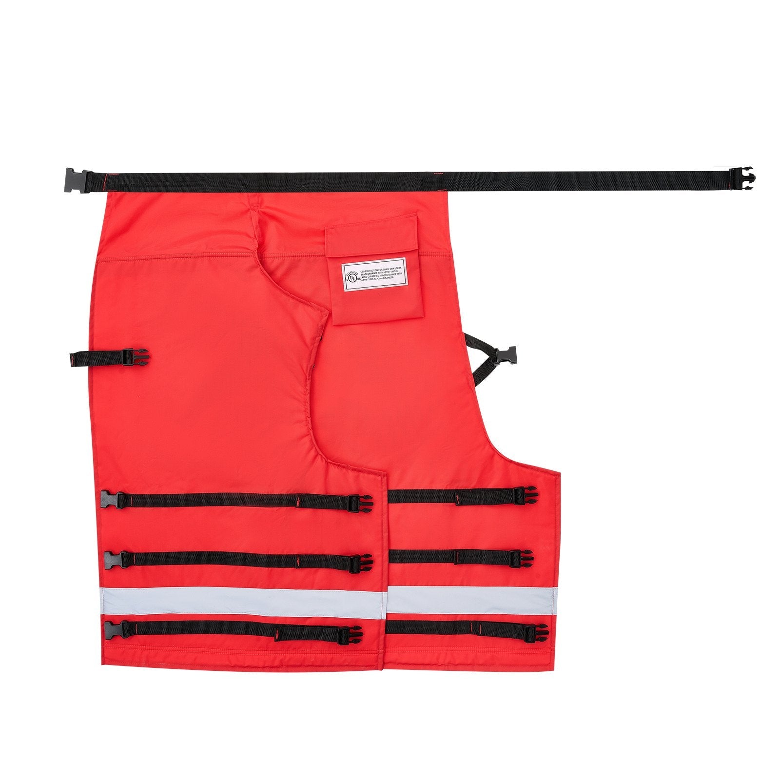 VEVOR Chainsaw Chaps 39.7" Apron Style Chainsaw Safety Chaps Class D Large