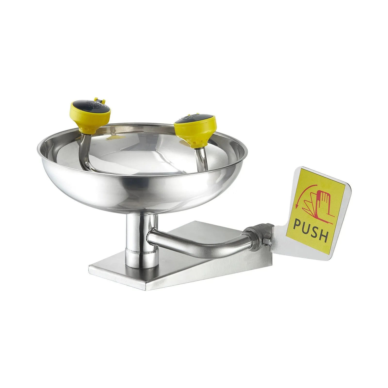 VEVOR Eyewash Emergency Face Eye Washing Station Stainless Steel Wall-Mounted