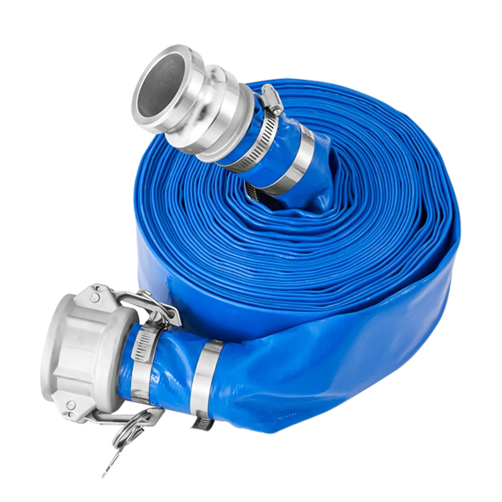 VEVOR Suction Hose Kit for Water Pump 2 in x 20 ft Green/65 ft Blue Hoses