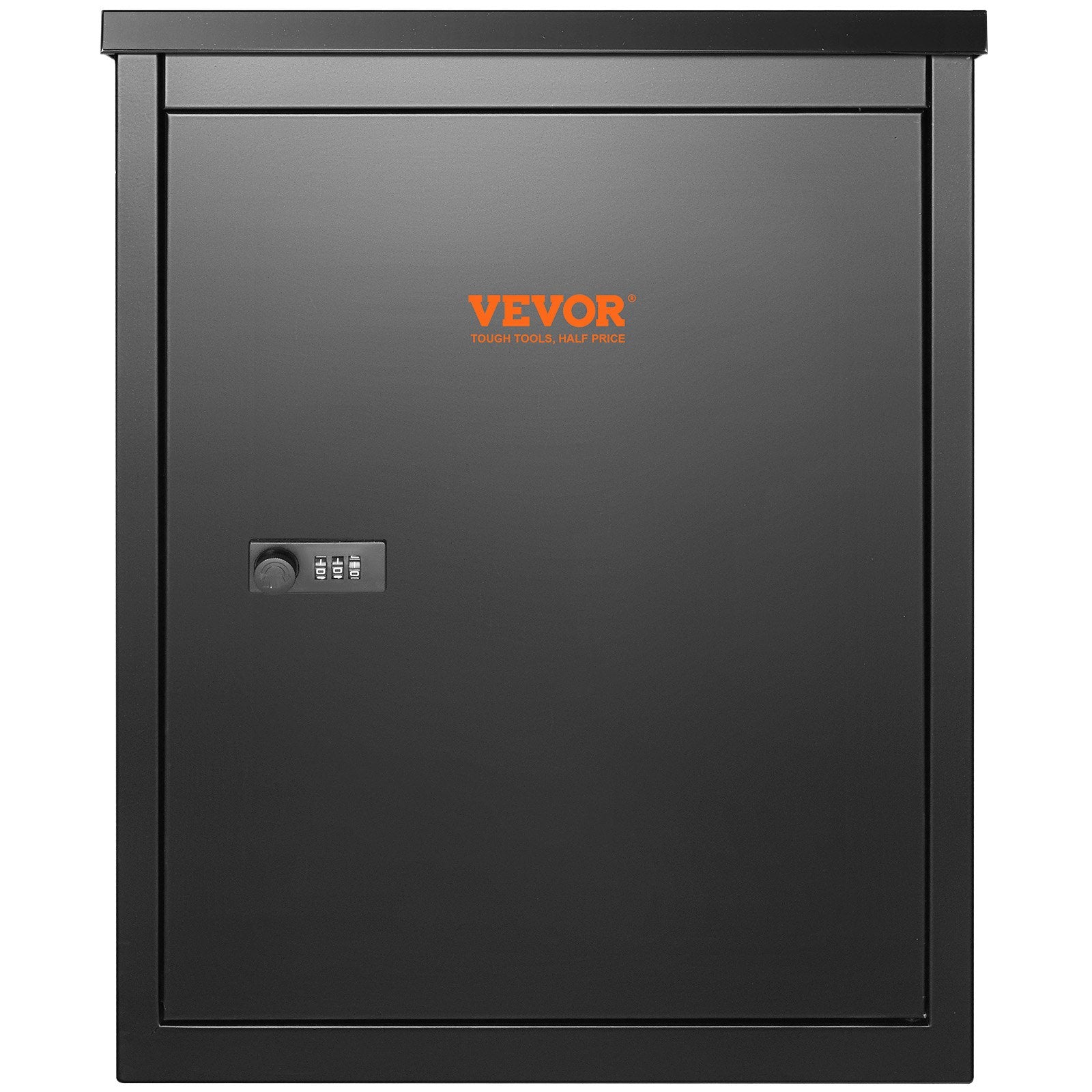 VEVOR Package Delivery Boxes for Outside 15.4" x 10.6" x 20.5", Galvanized Steel Wall Mount Mailbox with Coded Lock, Anti-Theft Baffle, IPX3 Waterproof Lockable Large Mail Box for Porch, Curbside