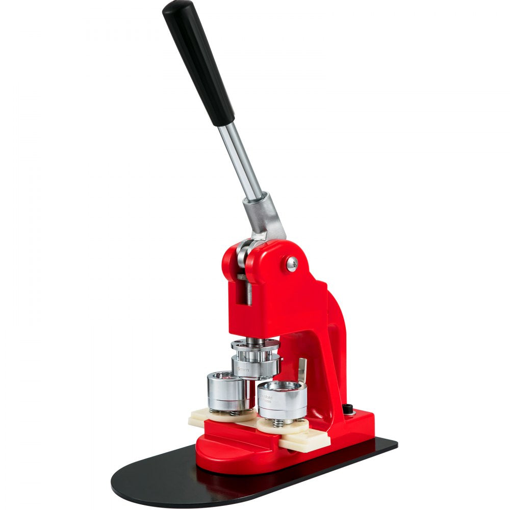 VEVOR Button Maker Machine, 25mm (1 inch) Badge Punch Press Kit, Children DIY Gifts Pin Maker, Button Making Supplies with 500pcs Button Parts & Circle Cutter & Magic Book