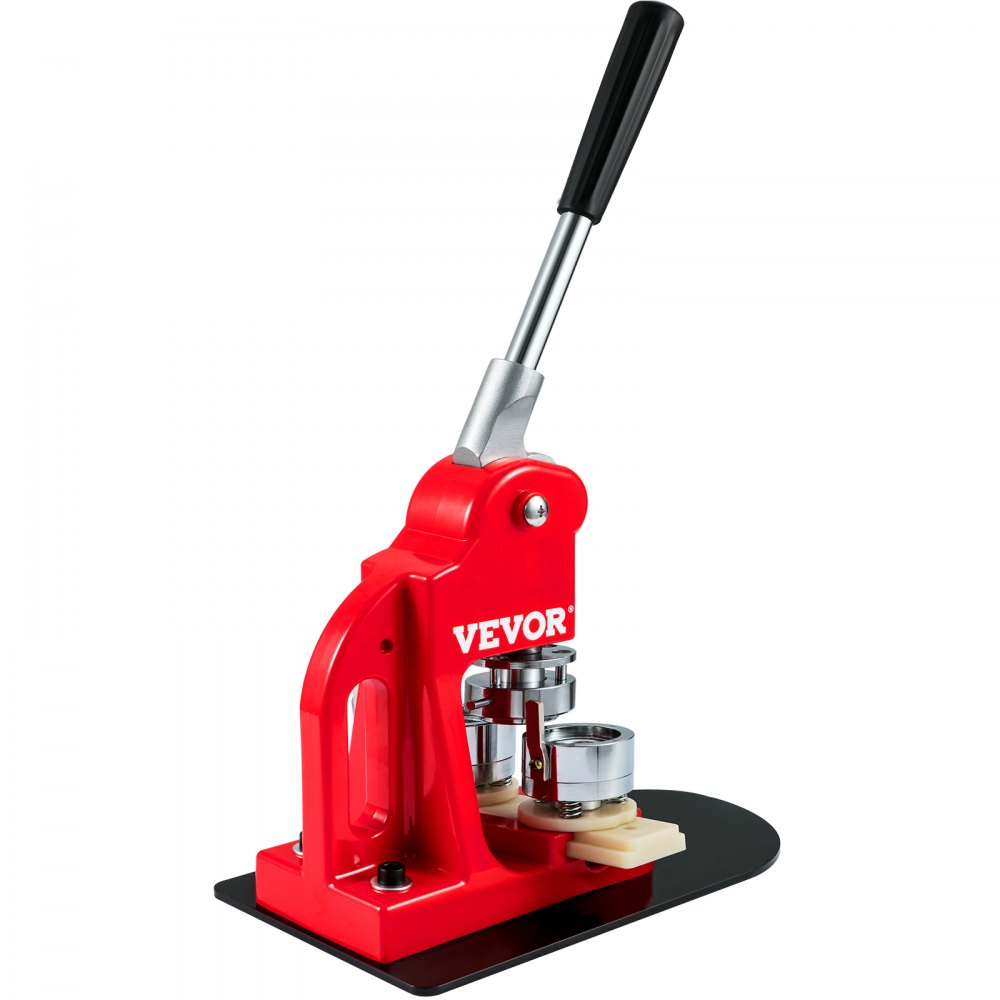 VEVOR Button Maker Machine, 32 mm (1.25 inch) Badge Punch Press Kit, Children DIY Gifts Pin Maker, Button Making Supplies with 500pcs Button Parts & Circle Cutter & Magic Book