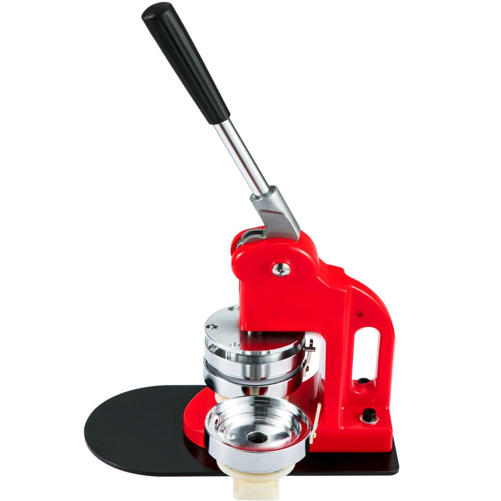 VEVOR Button Maker Machine, 32 mm (1.25 inch) Badge Punch Press Kit, Children DIY Gifts Pin Maker, Button Making Supplies with 500pcs Button Parts & Circle Cutter & Magic Book