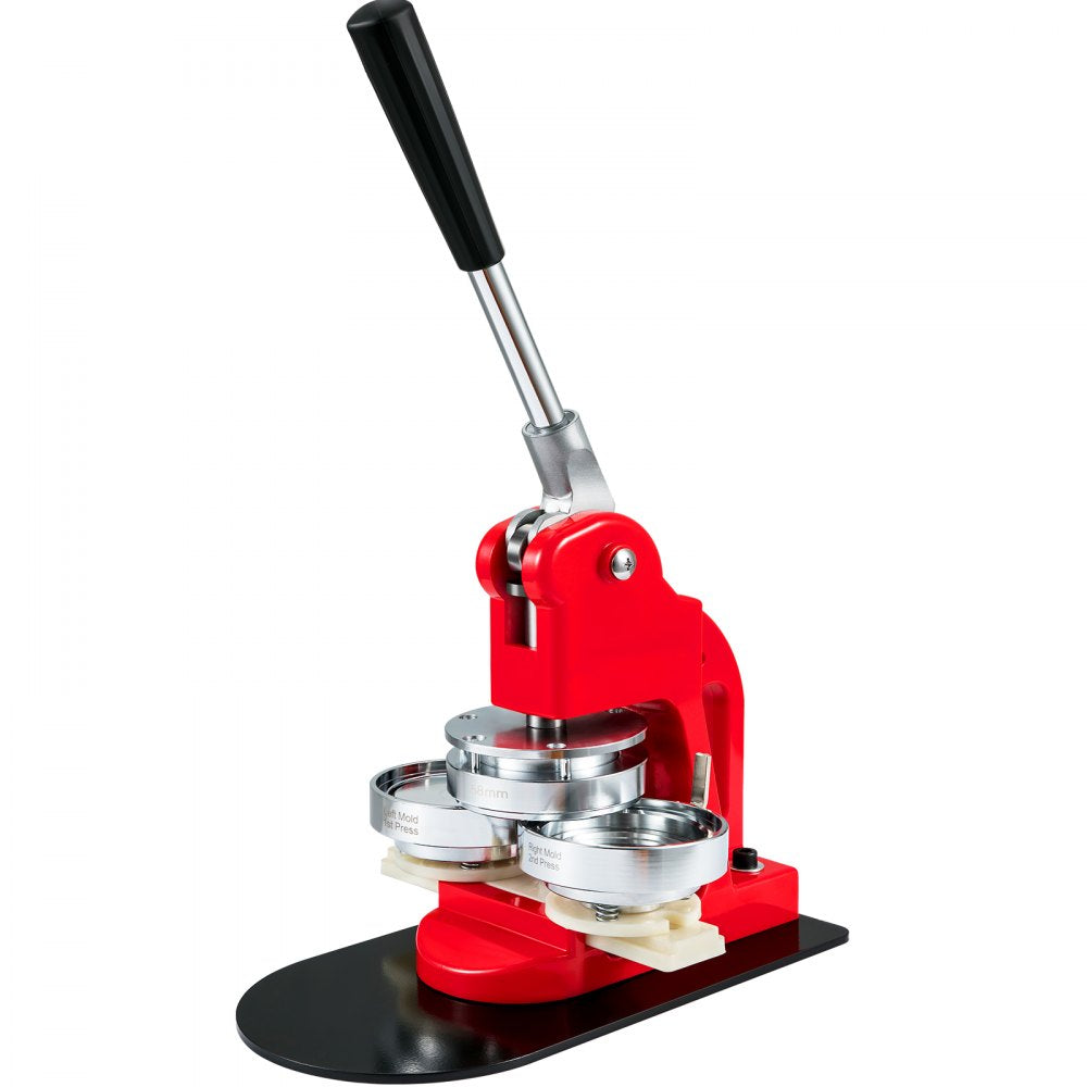 VEVOR Button Maker Machine, 58 mm (2.25 inch) Badge Punch Press Kit, Children DIY Gifts Pin Maker, Button Making Supplies with 500pcs Button Parts & Circle Cutter & Magic Book