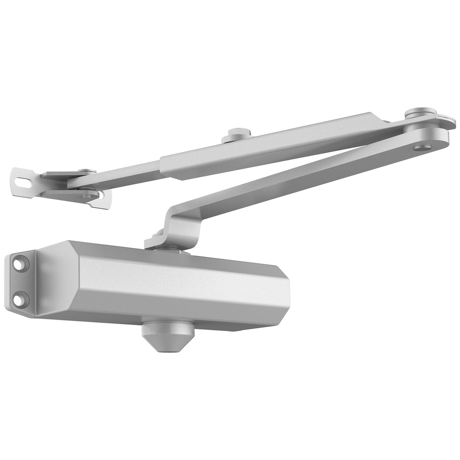 VEVOR 150lbs Commercial Door Closer Heavy Duty Residential Hydraulic Auto Silver