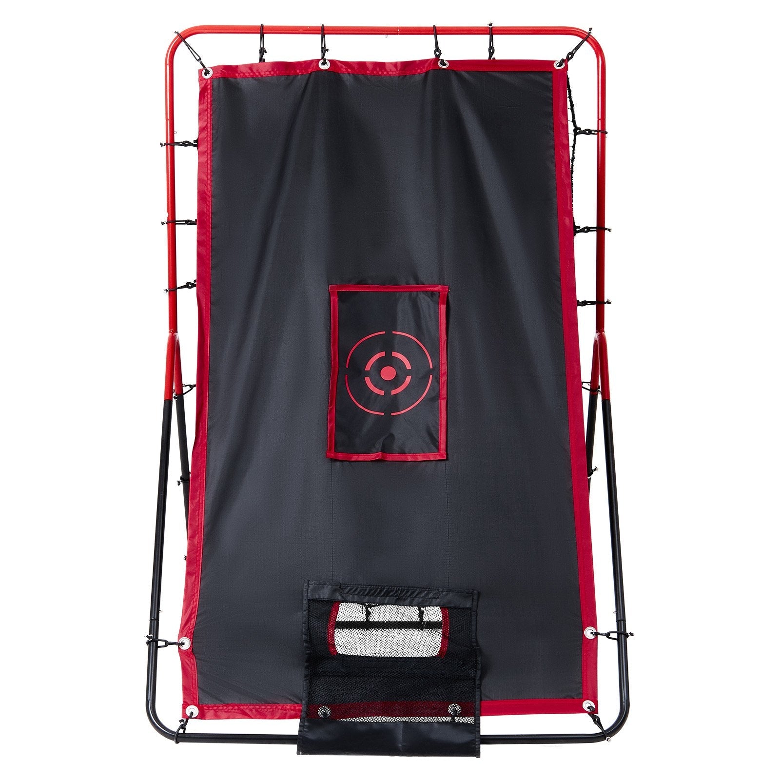 VEVOR Baseball And Softball Rebounder Net 3x4.5 ft 2-in-1 Switch Hitter Pitch