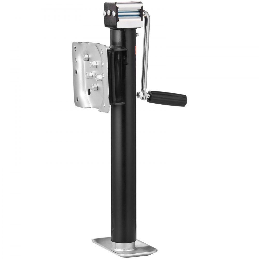 VEVOR Trailer Jack, Trailer Tongue Jack Fix Mount Bolt-on 2500 lb Weight Capacity, Trailer Jack Stand with Handle for lifting RV Trailer, Horse Trailer, Utility Trailer, Yacht Trailer