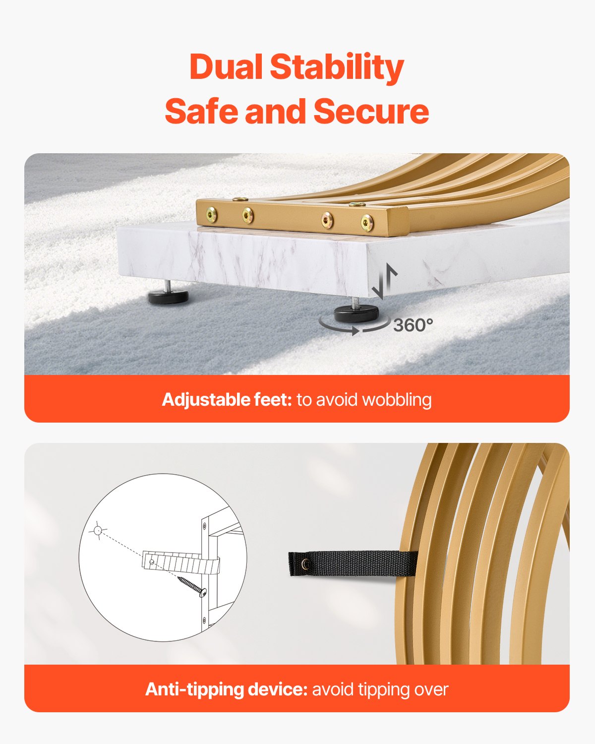 VEVOR Narrow Console Sofa Table Couch Table 39.4 in for Entryway & Living Room