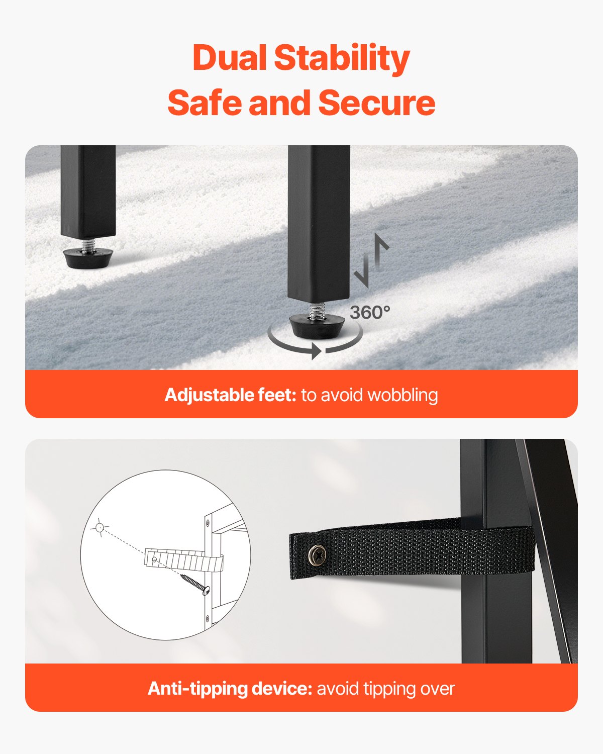 VEVOR Narrow Console Sofa Table Couch Table 55.1 in for Entryway & Living Room