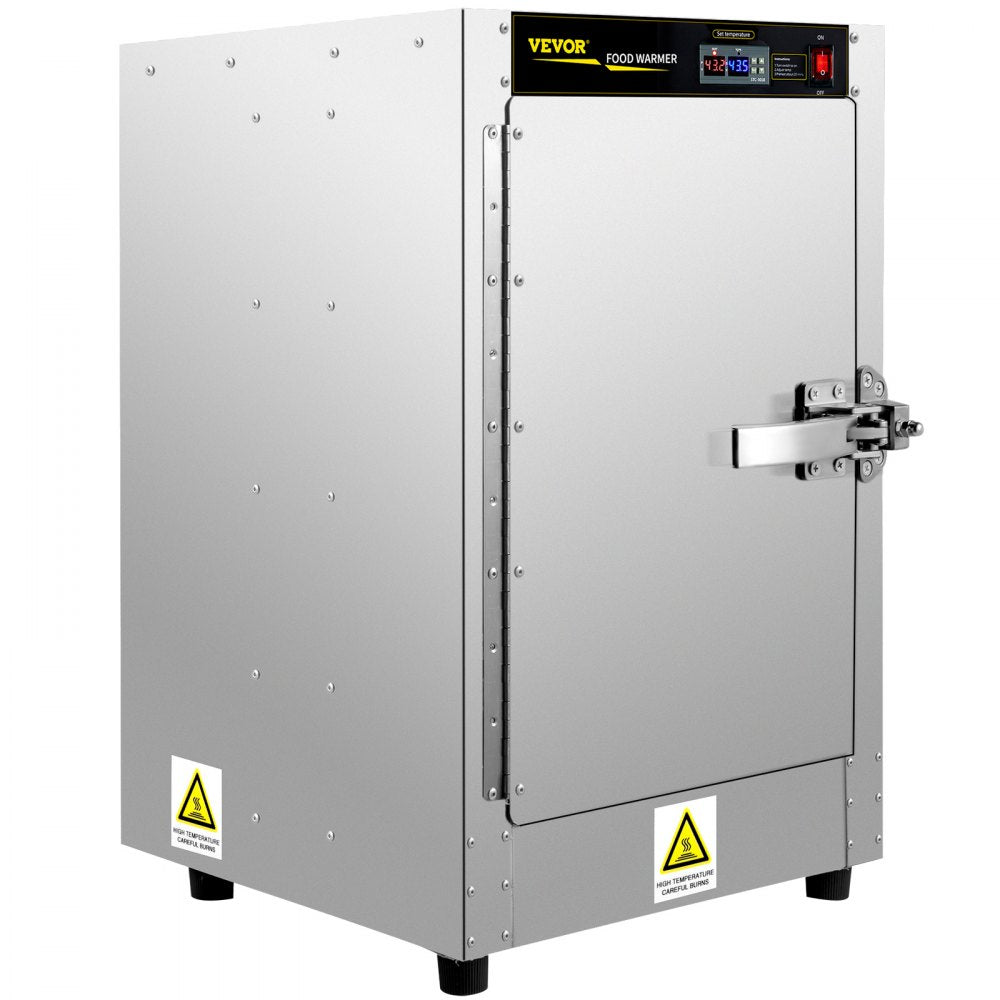 VEVOR Hot Box Food Concession Warmer 16"x16"x24" 4 Shelves for Pizza Pastry