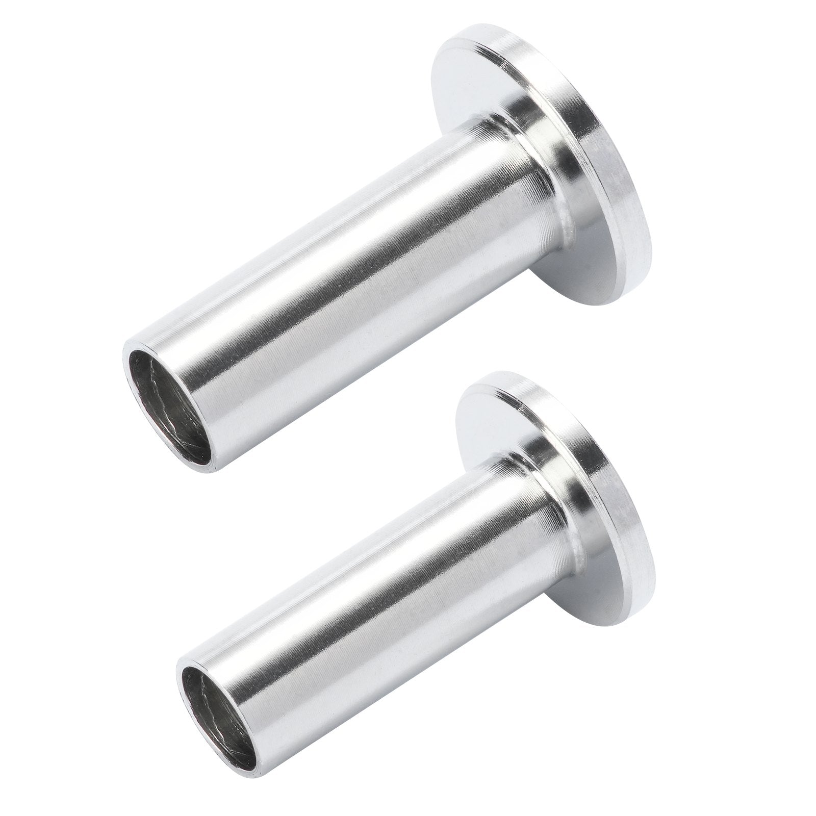 VEVOR 121 Pack T316 Stainless Steel Protector Sleeves for 5/32" 3/16" Wire Rope Cable Railing, DIY Balustrade T316 Marine Grade, Come with A Free Drill Bit, Silver