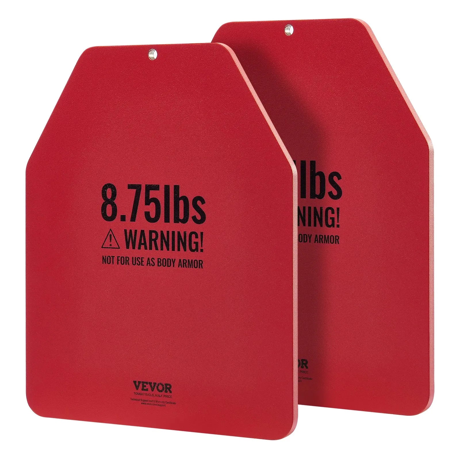 VEVOR Weight Vest Plates for Strength Training Running Workout 2x8.75 LB Plates