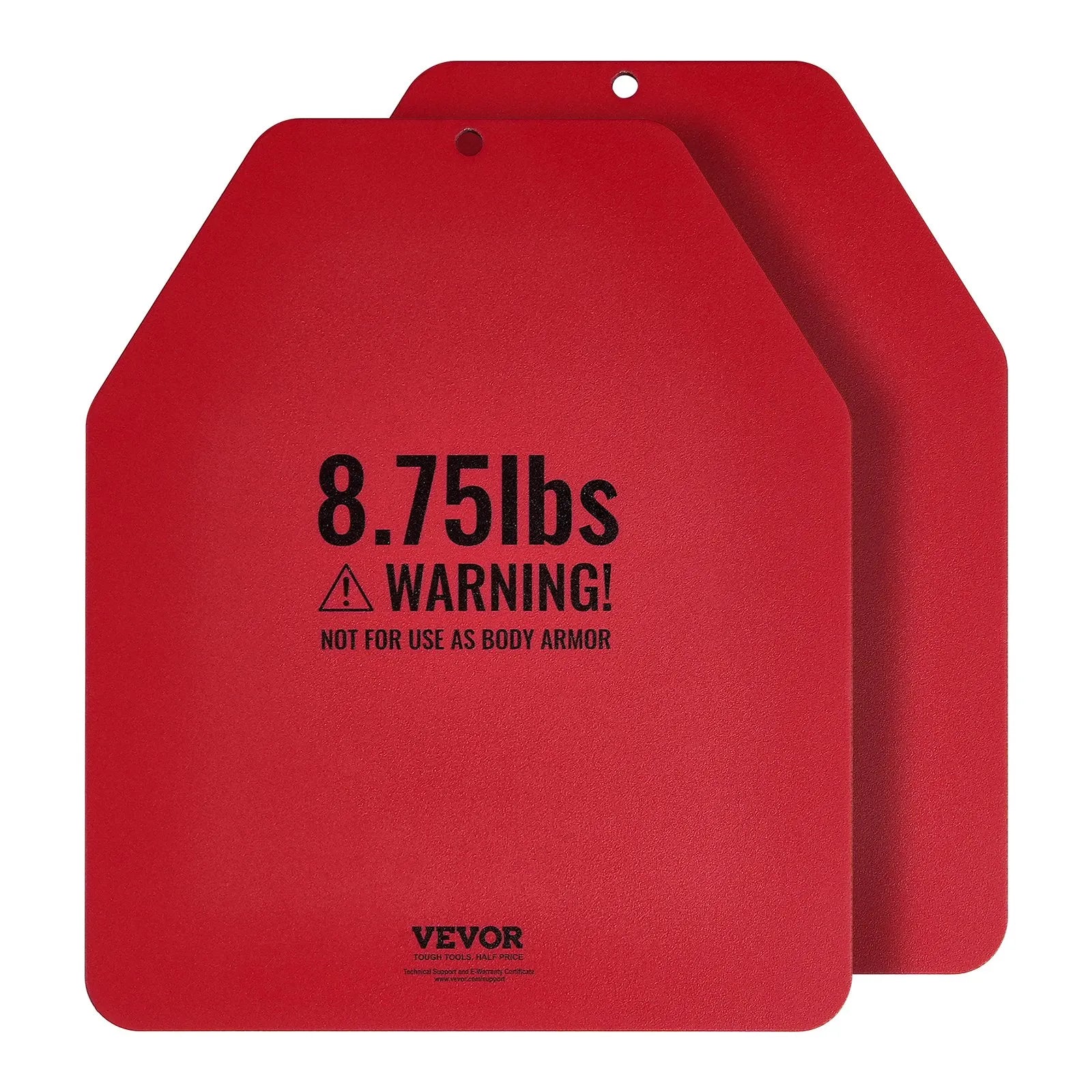 VEVOR Weight Vest Plates for Strength Training Running Workout 2x8.75 LB Plates