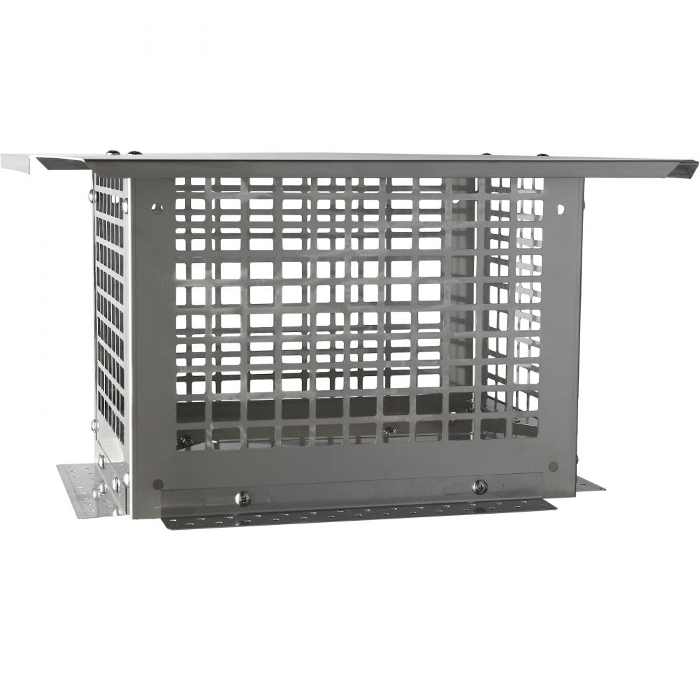 VEVOR Chimney Cap, 13 x 9 inch, 304 Stainless Steel Fireplace Chimney Cover, Not Easily Toppled & Practical Accessories & Easy Installation, Fits Mesh Flue Covers Outside Clay Flue Shingles, Silver