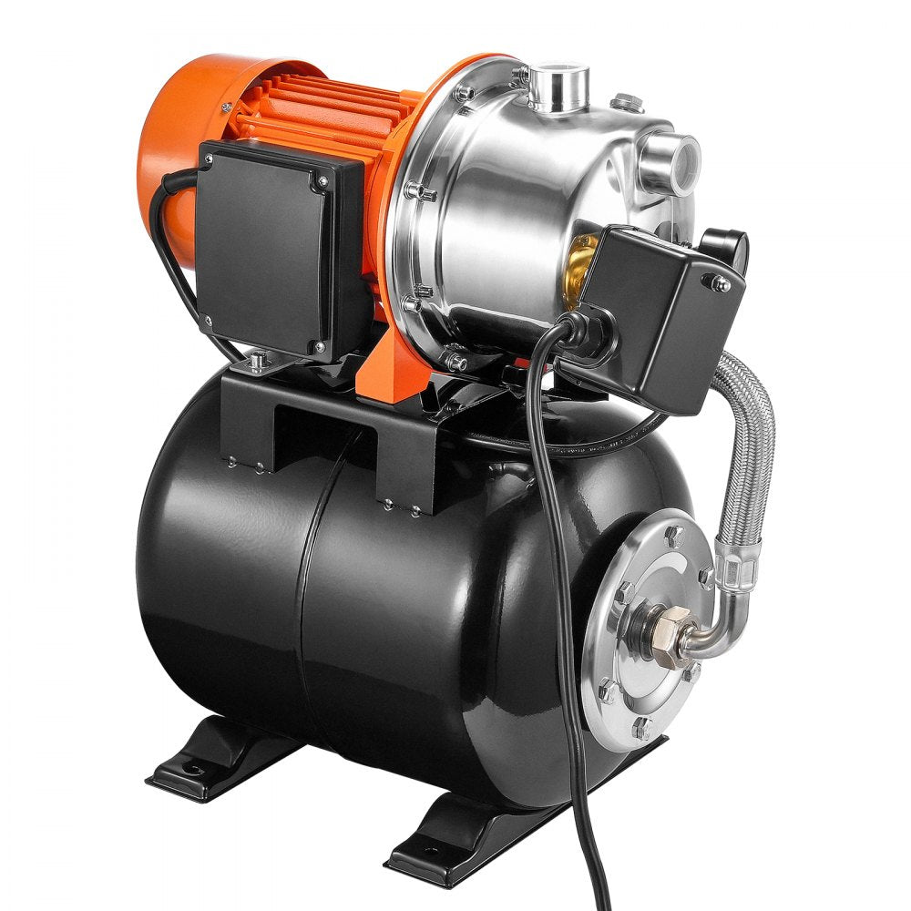 VEVOR 1.6 HP Shallow Well Pump with Pressure Tank 1320 GPH NSF Certification