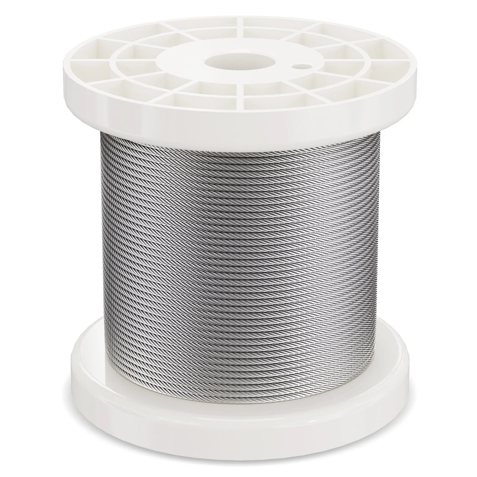 VEVOR T304 Stainless Steel Cable 1/16" 7x7 Steel Wire Rope 330 ft Cable Railing