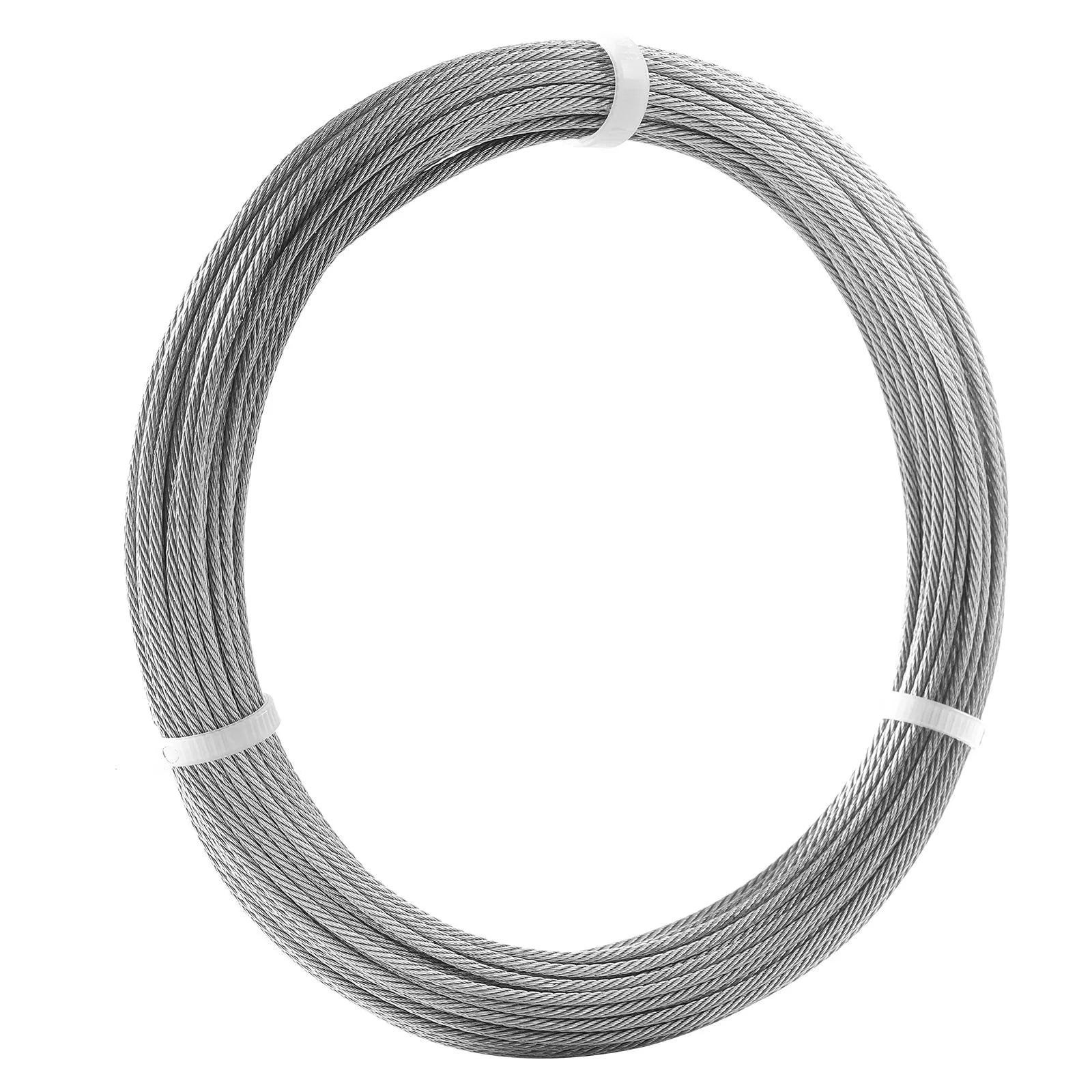VEVOR T304 Stainless Steel Cable 1/16" 7x7 Steel Wire Rope 66 ft Cable Railing