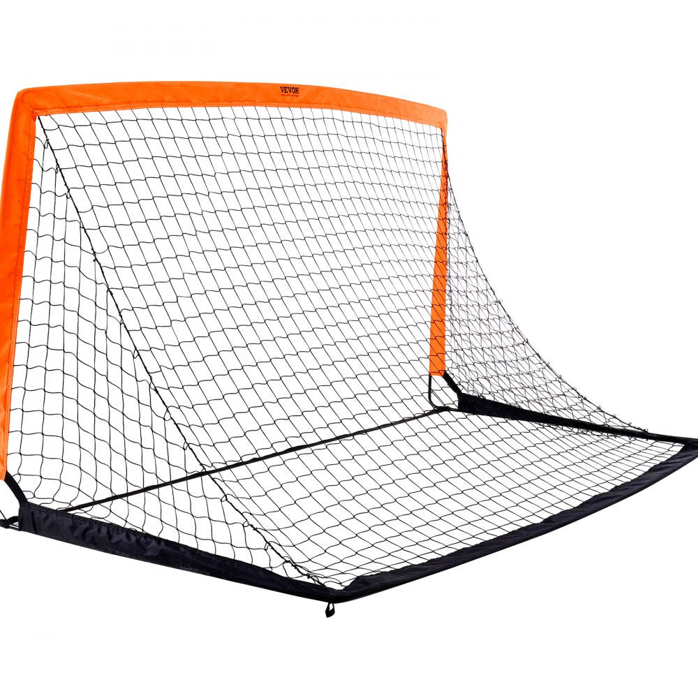 VEVOR Portable Soccer Goal, 6.5x3.25 ft Kids Backyard Soccer Net, Foldable Pop Up Practice Soccer Net, Mini Youth Training Soccer Goal Set, All-Weather Indoor Outdoor Soccer Goals with Carry Bag