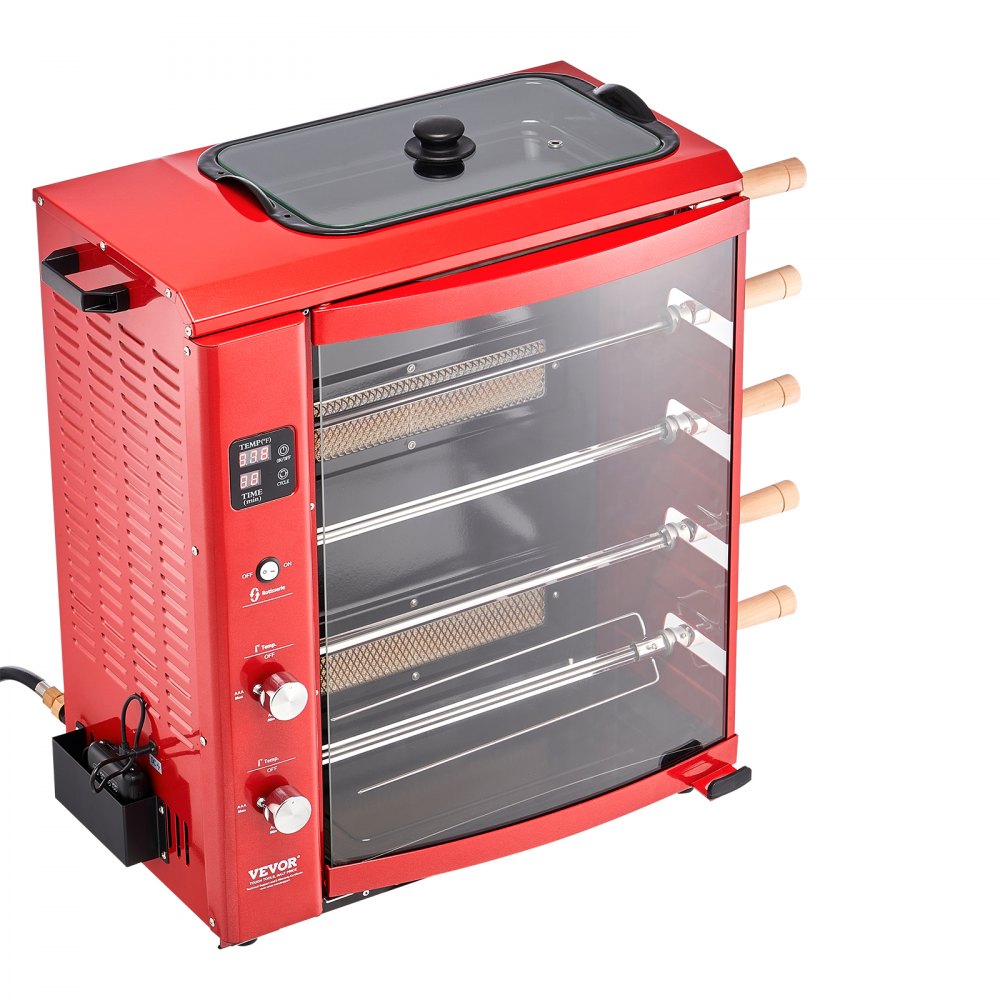 VEVOR Stainless Steel Shawarma Grill Machine Electric/Gas Gyro Rotisserie Doner