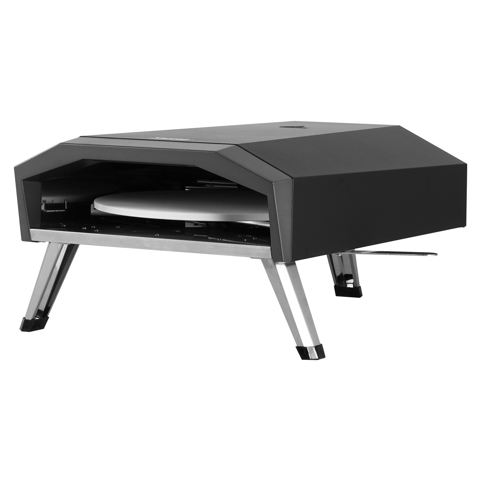 VEVOR 13" Outdoor Pizza Oven Portable Gas Oven Iron Spray Foldable for Camping