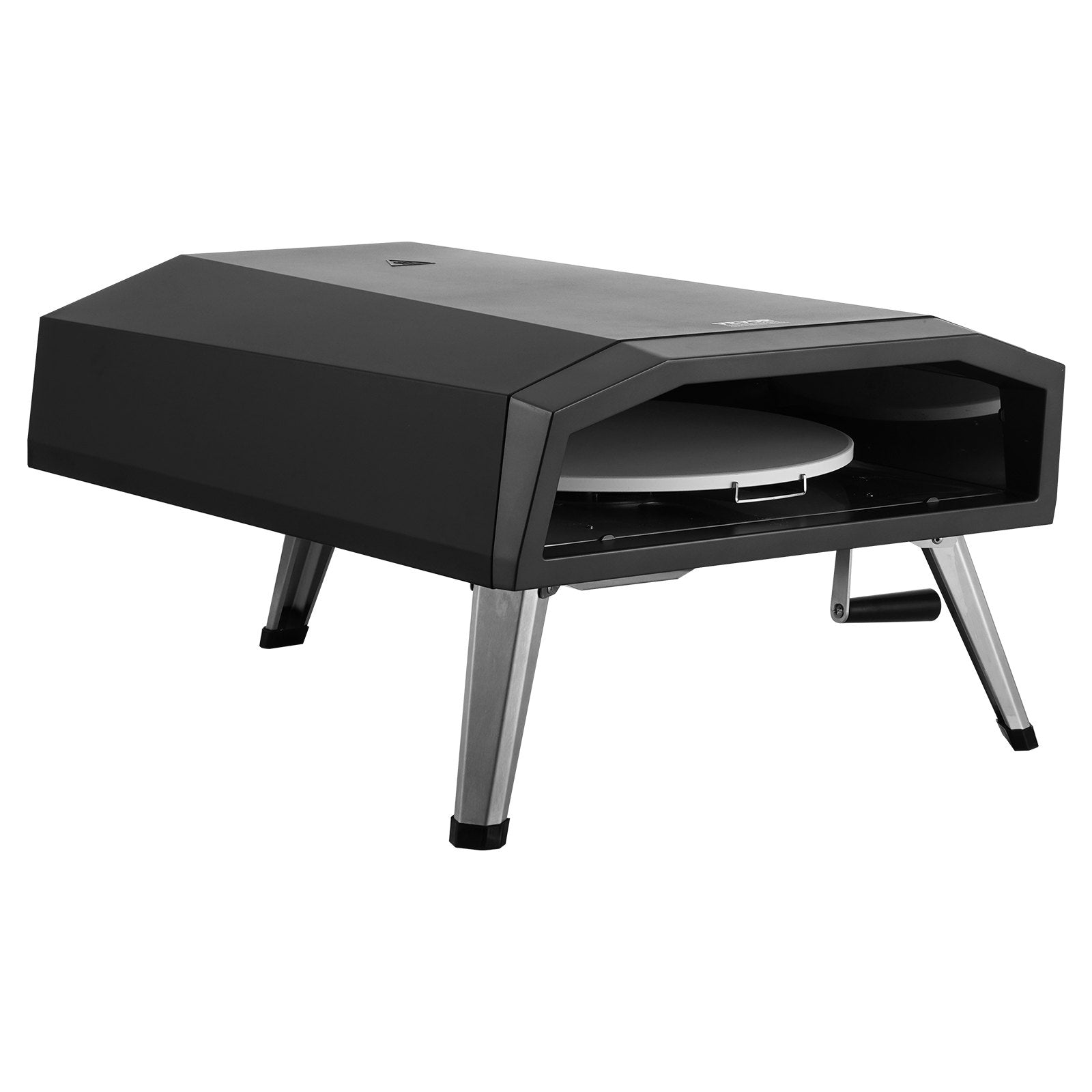 VEVOR 13" Outdoor Pizza Oven Portable Gas Oven Iron Spray Foldable for Camping