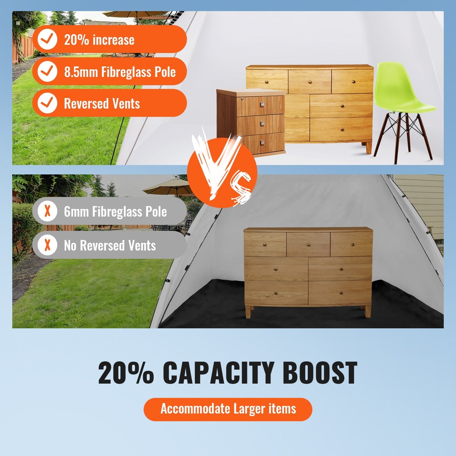 VEVOR Spray Paint Shelter, 10x7x6ft Portable Spray Paint Tent with Built-In Floor & Mesh Screen, Foldable Pop Up Paint Booth for Furniture Large DIY Hobby Tool Painting Station