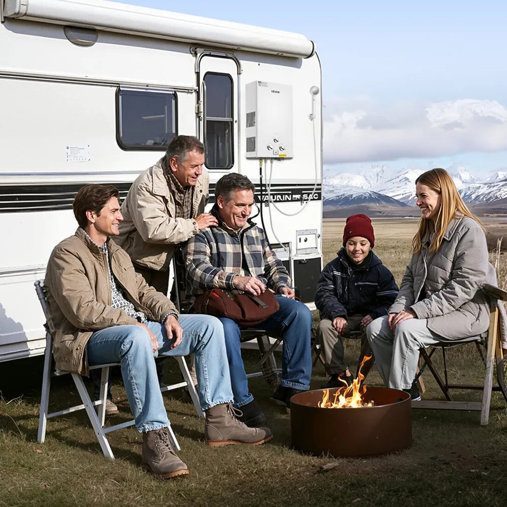 VEVOR Portable Propane Water Heater 10L Tankless with Accessory Regulator