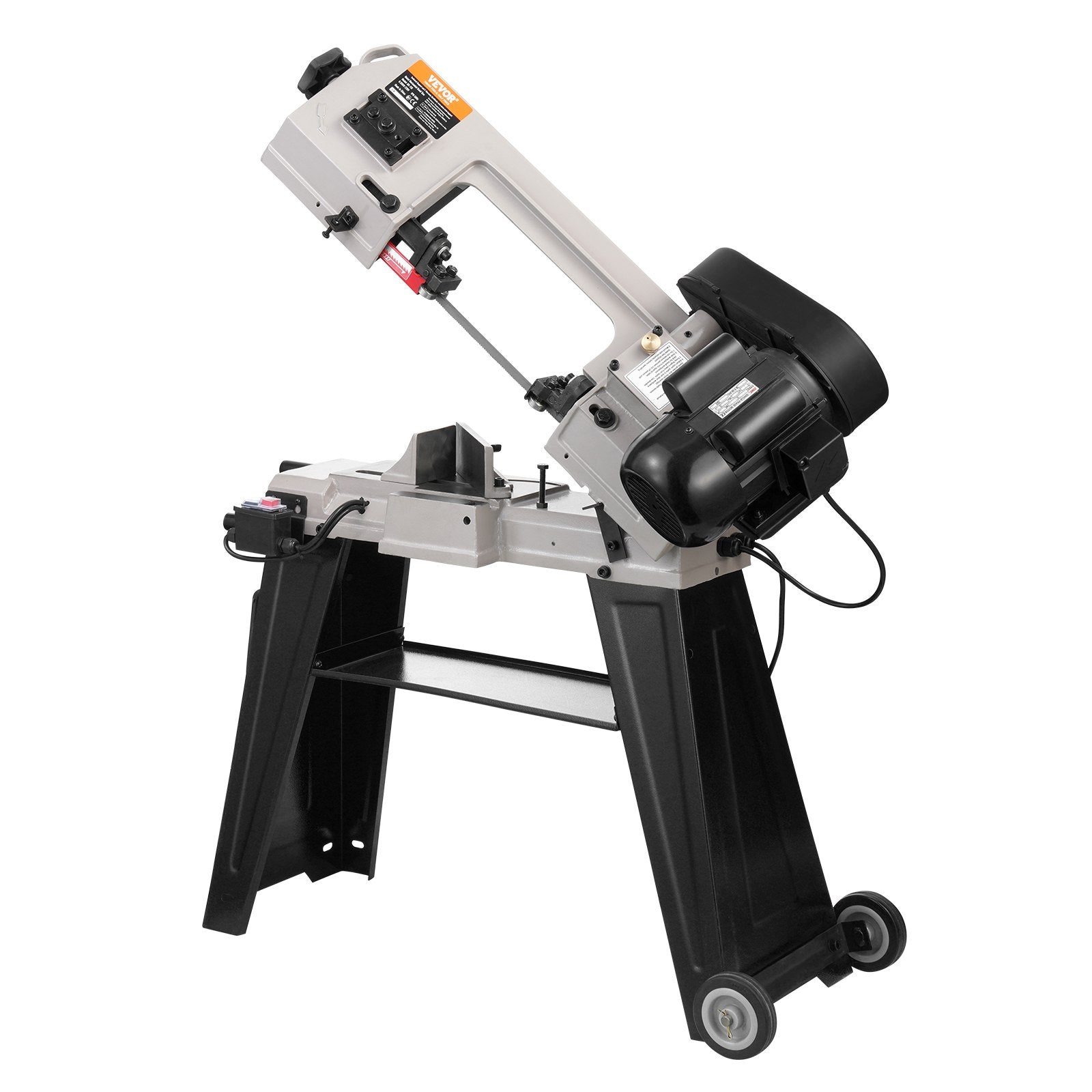 VEVOR Metal Horizontal Band Saw 4 in x 6 in 550W Variable Speed Bandsaw 110V