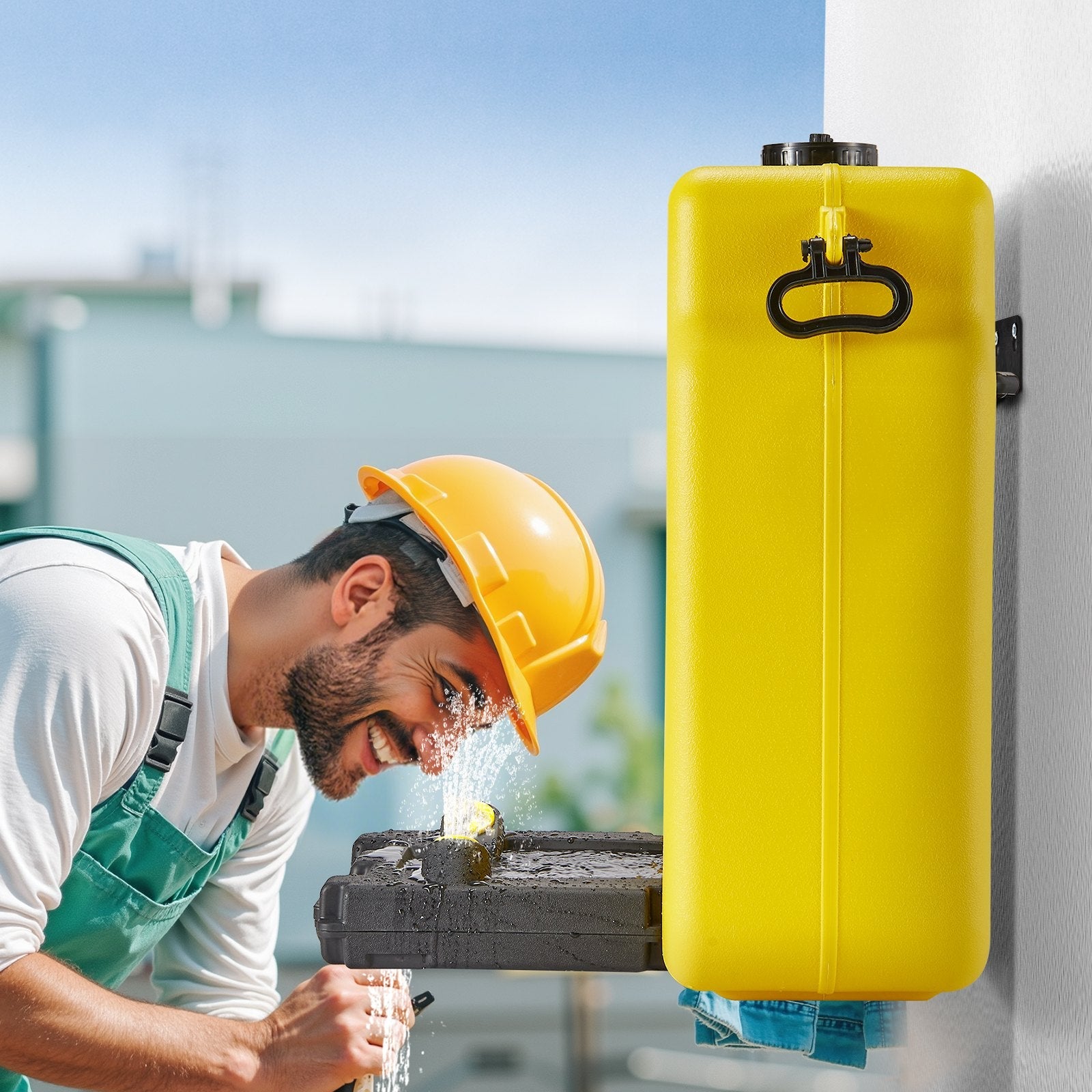 VEVOR Portable Eye Wash Station 14-Gal OSHA-Approved Emergency Eyewash Station