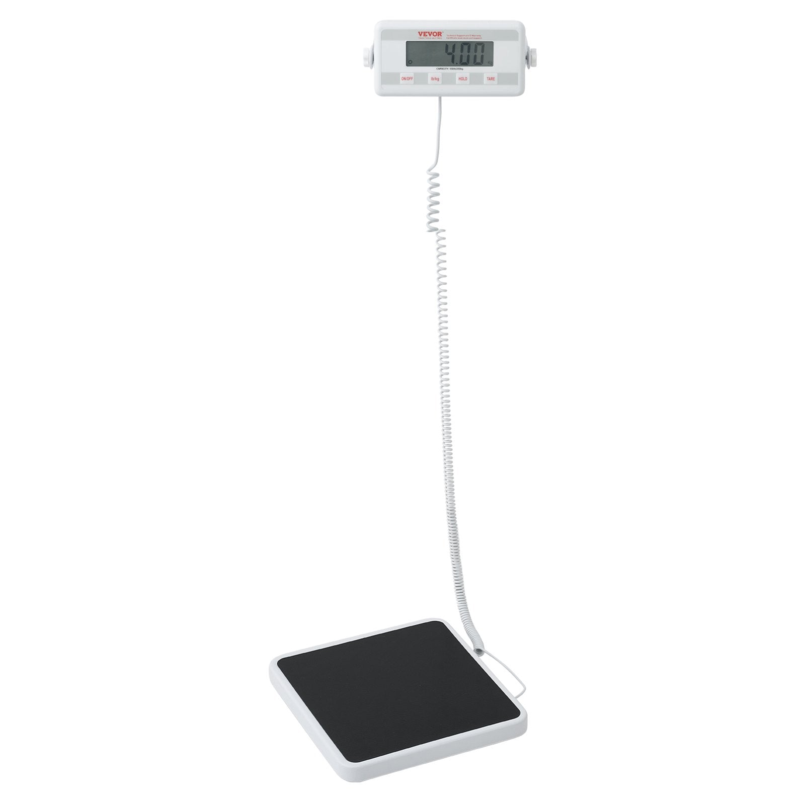 VEVOR Portable Medical Scale Digital Physician Weight Scale Anti-Slip Mat 550LBS
