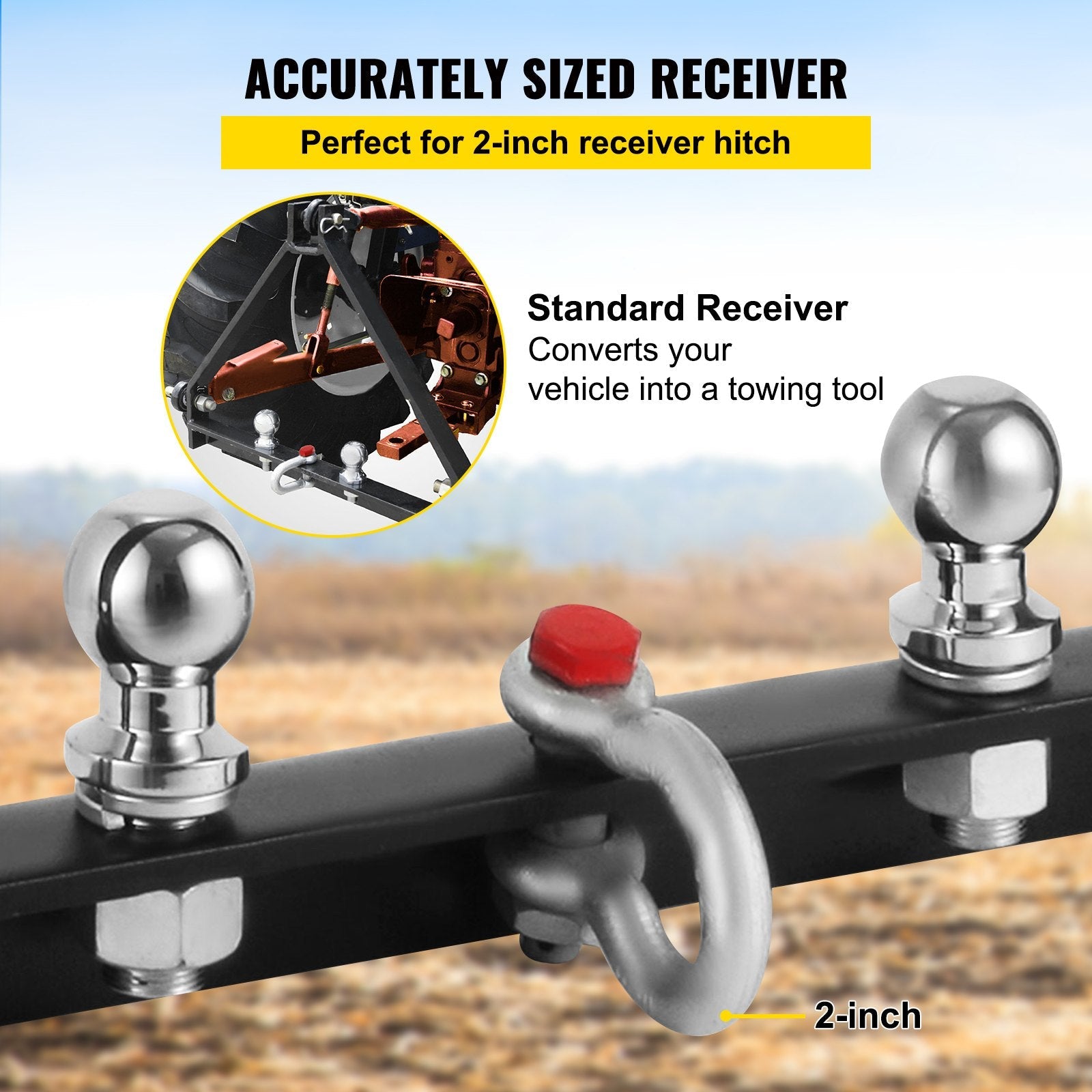 3 Point BX Trailer Hitch Compact Tractor Drawbar For Kubota John Deere
