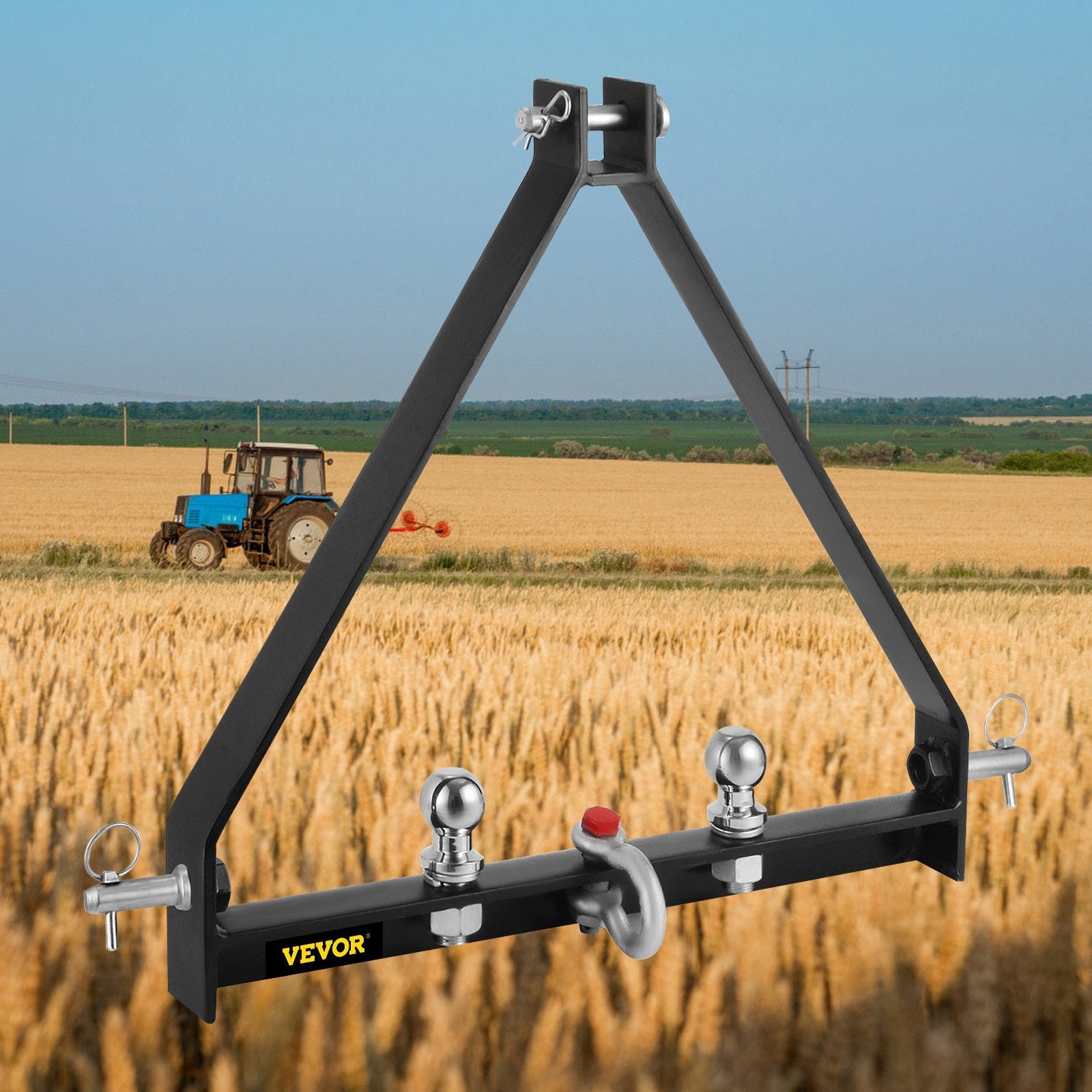 3 Point BX Trailer Hitch Compact Tractor Drawbar For Kubota John Deere