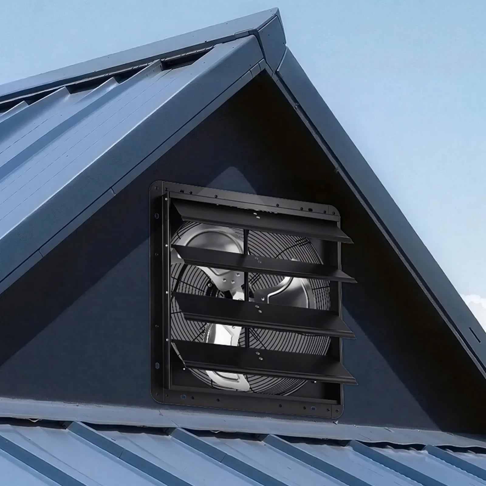 18" Wall-Mount Shutter Exhaust Fan with Variable Speed Controller – 2200 CFM