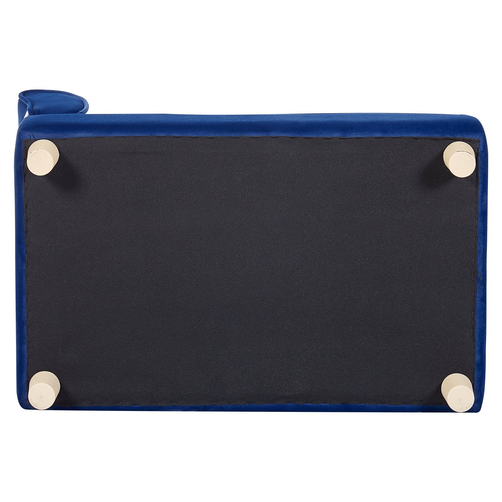 VEVOR Pet Sofa, Dog Couch for Medium-Sized Dogs and Cats, Soft Velvety Dog Sofa Bed, 81 lbs Loading Cat Sofa, Blue