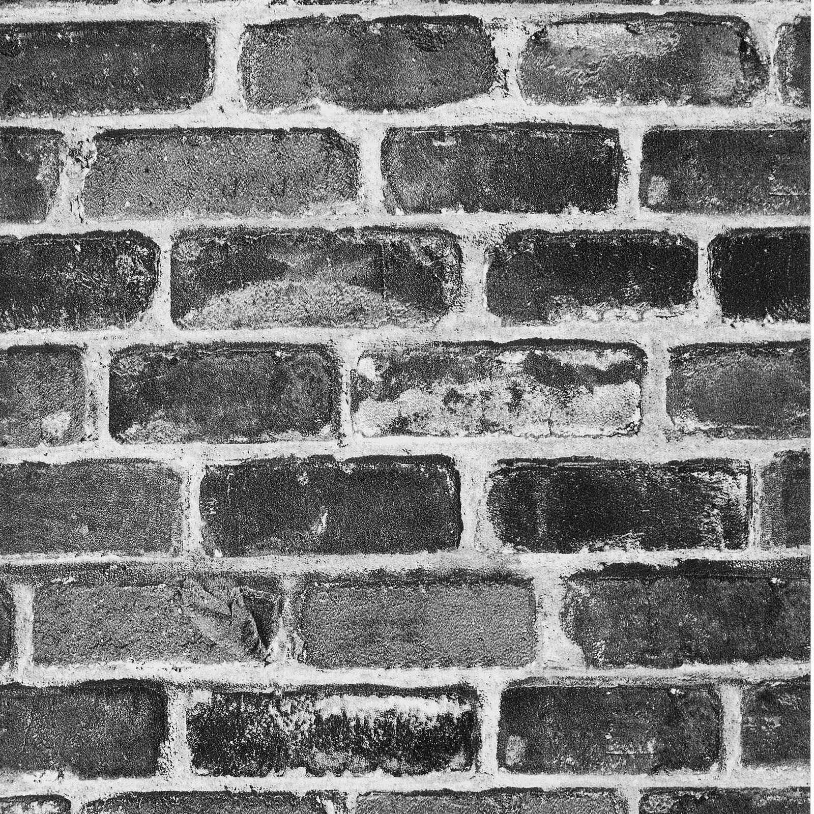 VEVOR Peel and Stick Wallpaper, 17.7 x 393.7 inch Contact Paper Gray Brick Waterpoof Self Adhesive, Easy to Clean & Peel Wall Decorative Vinyl Roll for Bedroom Kitchen Bathroom Office Desk