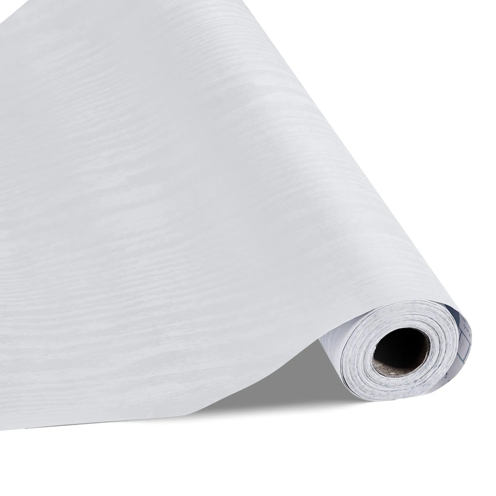 VEVOR Peel and Stick Wallpaper, 17.7 x 393.7 inch Contact Paper White Wood Grain Waterpoof Self Adhesive, Easy to Clean & Peel Wall Decorative Vinyl Roll for Bedroom Kitchen Bathroom Desk Office