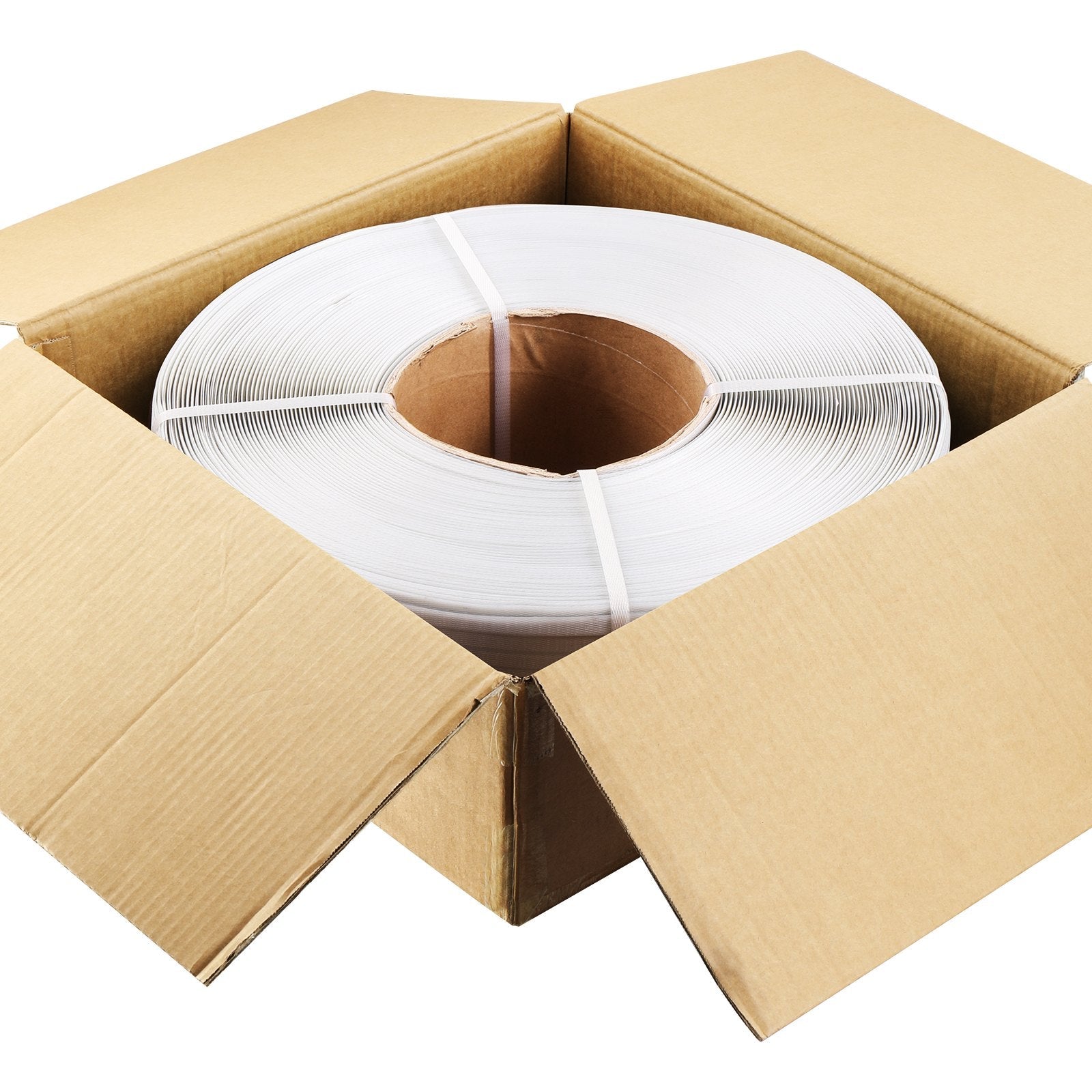 VEVOR Packaging PP Strapping Roll 1/2" x 0.03" x 9900' Banding Strap 243lbs Load