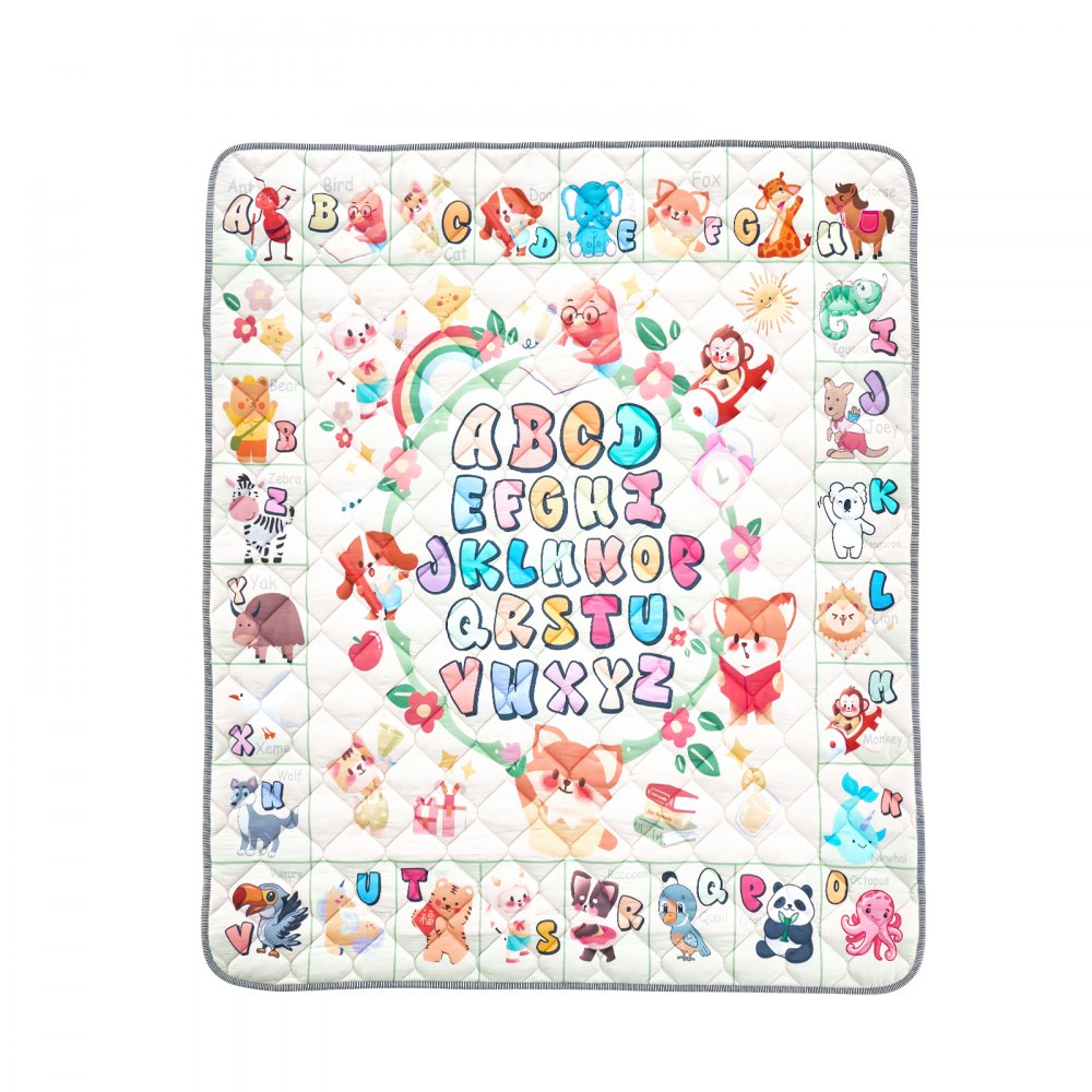 VEVOR 59"x71" Baby Play Mat Kids Crawling Floor Playmat Soft Thickened Mat